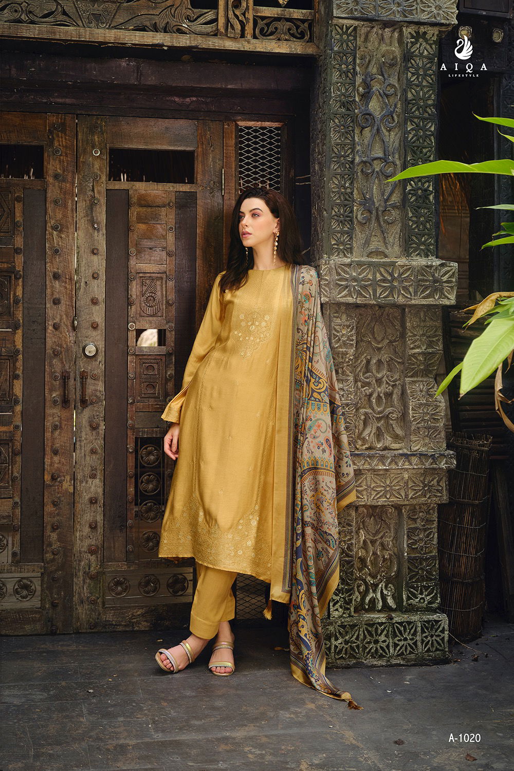 Kaifiyat By Aiqa Pashmina Printed Suits Catalog